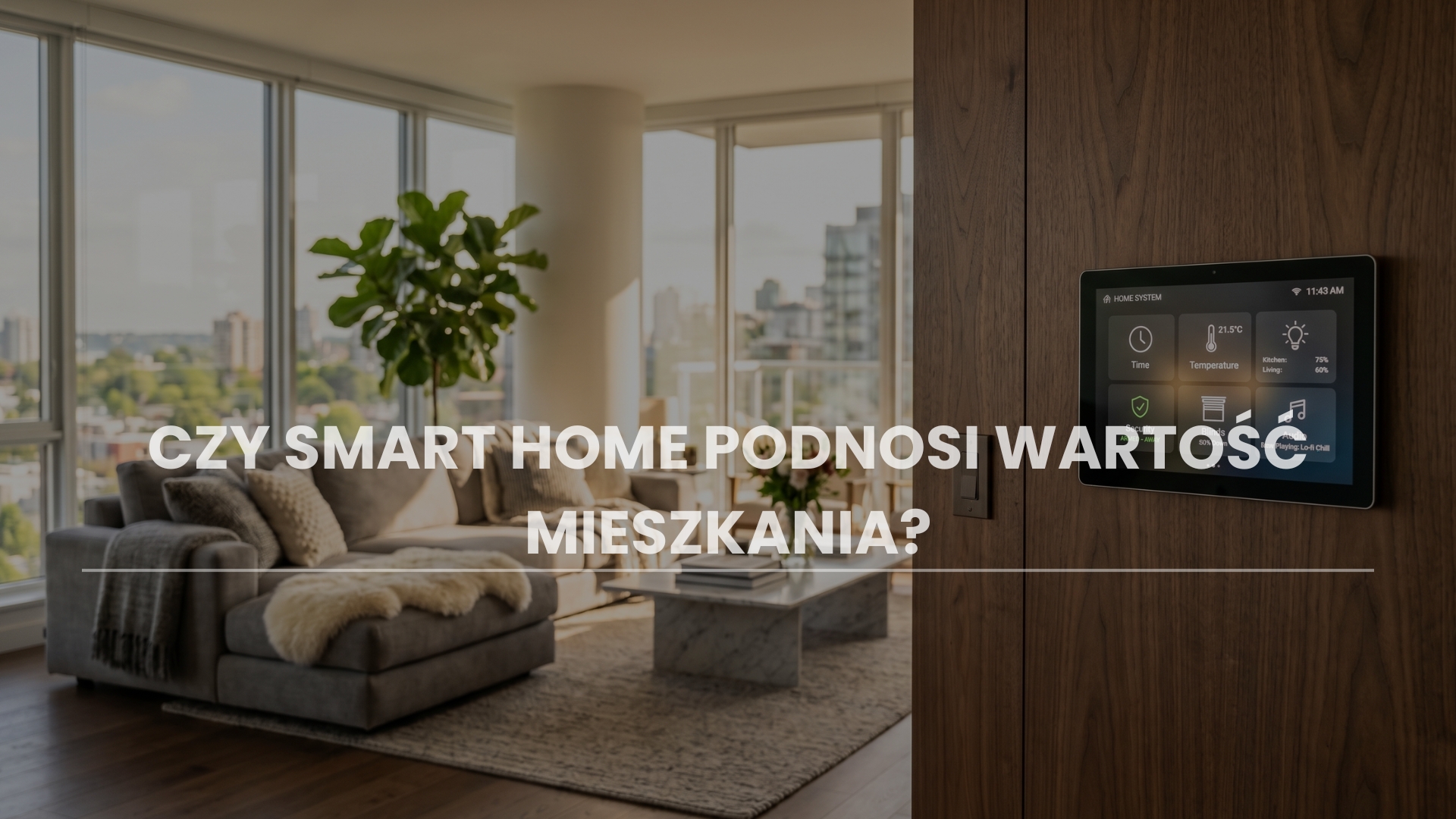 Smart home w mieszkaniu – czy realnie zwiększa wartość nieruchomości?