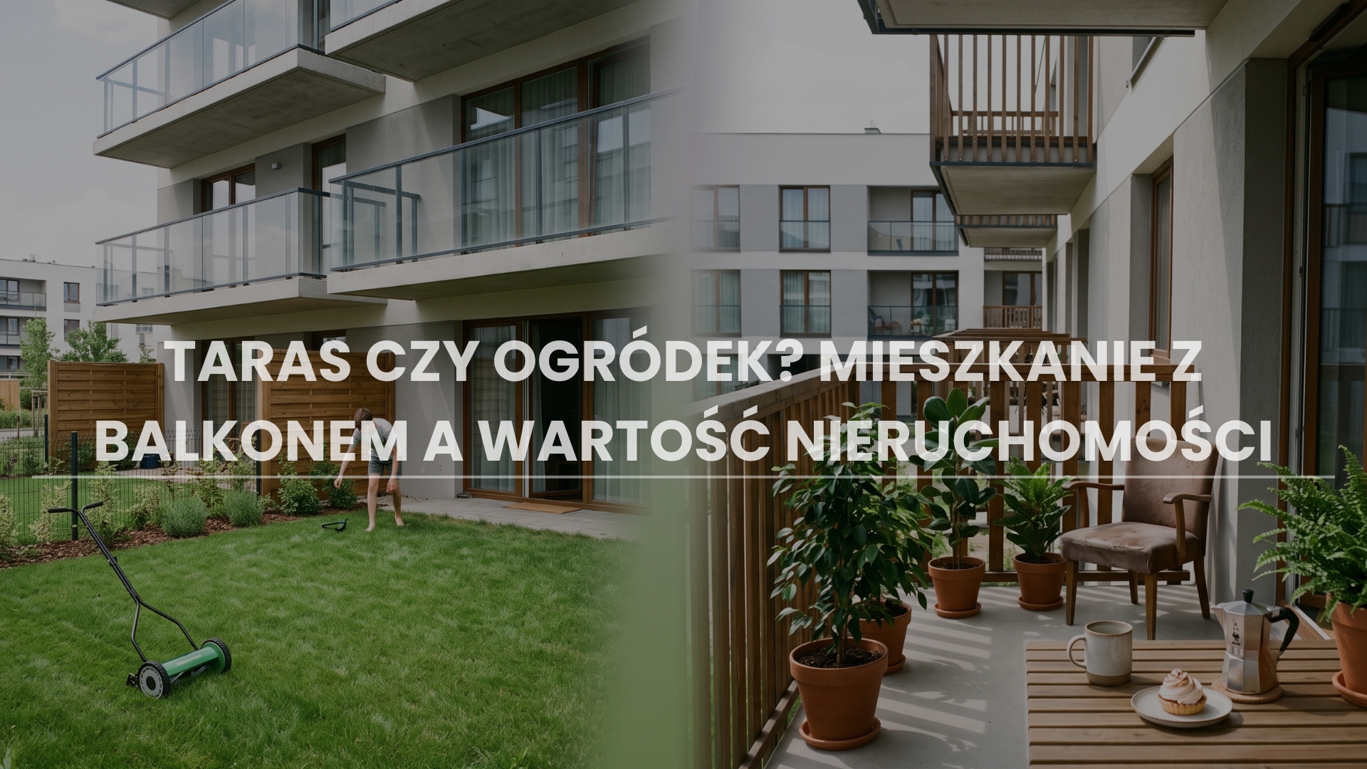 Taras czy ogródek? Mieszkanie z balkonem a wartość nieruchomości